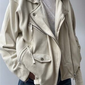 Free people we the free Rebel Rebel Knit Moto Jacket